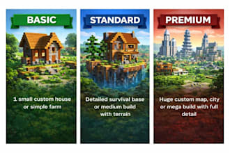 build minecraft villages and kingdoms minecraft builder