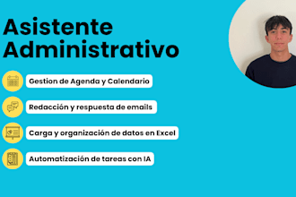 seré tu asistente virtual administrativo en español