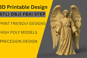 design and edit 3d models, stl files for 3d printing, cad and product design