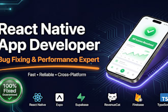 fix react native and expo app bugs, crashes and errors
