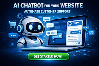 build an ai chatbot for your website to automate customer support