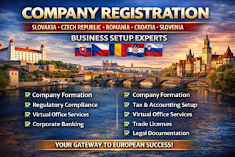 do company registration slovakia czech republic romania croatia slovenia