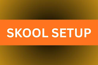 setup skool online community