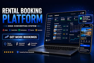 build rental booking platform airbnb website booking system payments automation