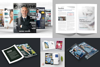 do book, magazine cover, typesetting in adobe indesign