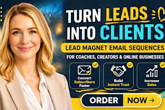 write lead magnet email sequences that convert
