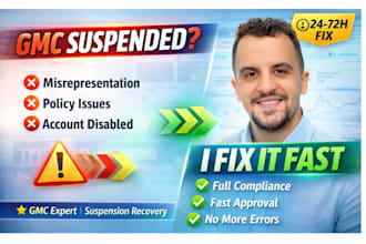 fix google merchant center suspension misrepresentation and policy issues fast