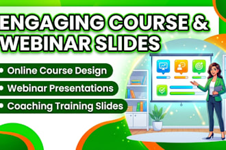 online course webinar presentation, coaching training slides presentation