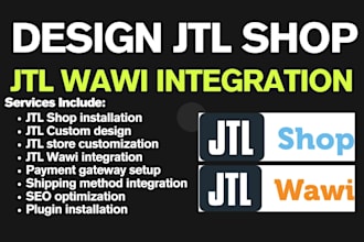 optimize your jtl shop ecommerce SEO store integrate jtl wawi or fix bugs errors