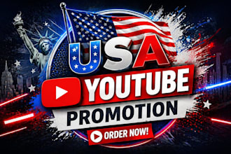 do organic USA youtube video promotion, organic you tube channel growth