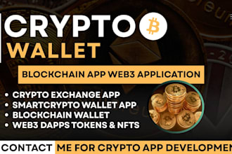 build scalable crypto wallet exchange or defi blockchain app with security