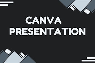 create a professional canva presentation design