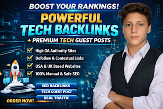 create high authority tech backlinks via tech guest post