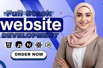 build website development as full stack website developer