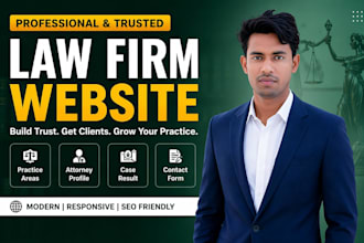 build wordpress law firm website for lawyers and consultants