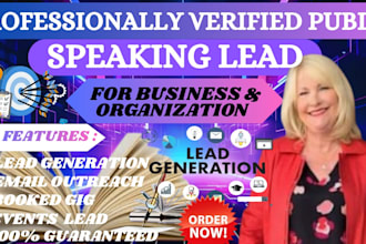 find high converting public speaking leads, event leads for your business