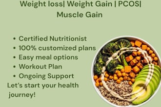 create a desi diet plan for weight loss and pcos as well