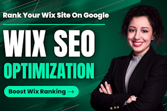 be your wix website SEO expert for top google ranking and ai search results