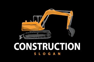 design a powerful heavy duty industrial logo