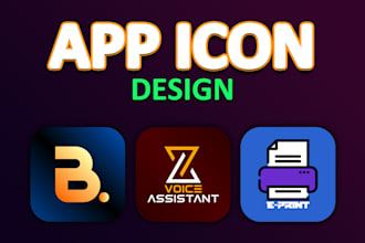 design modern app icon