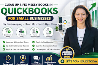 do quickbooks clean up and fix messy books in quickbooks for small businesses
