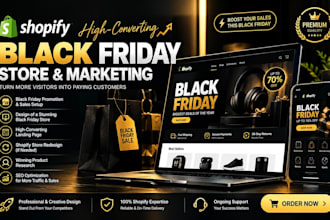 black friday promotion, halloween black friday sales, shopify black friday