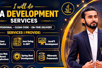 java ,java swing , java fx , java web based projects