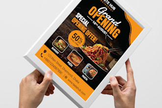 design modern flyer, poster and print design