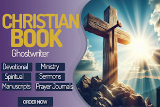 write your christian book, devotional, or sermon manuscript