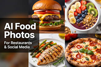 create realistic ai food photos for your restaurant menu and social media