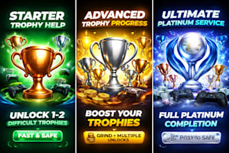 help you with plat trophies