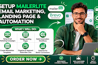 setup mailerlite email mareting mailerlite landing page mailerlite automation