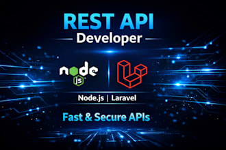 build rest API in nodejs or laravel