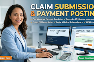 dental and medical claim submission and payment posting