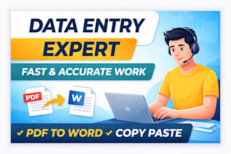 do fast typing work and data entry professionally