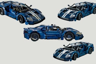 build custom lego moc design, vehicle parts, bike, xml partlist and instructions