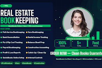 do real estate property fix and flap bookkeeping using quickbooks online xero