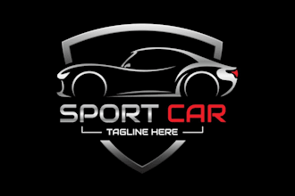design a dynamic motorsport racing logo