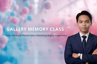 create stunning digital class memory gallery website for your school or college