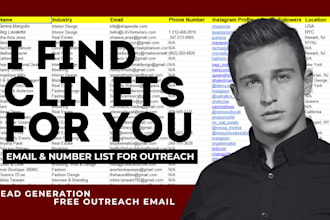 find clients for your business and give you lead list