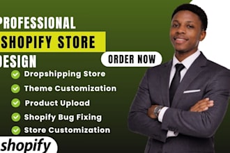 build, design shopify webshops dropshipping store, shopify bug debutify theme