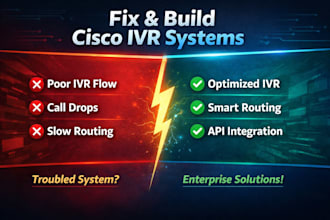 develop and customize cisco ucce cvp IVR solutions