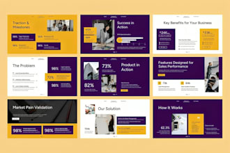 sales pitch deck design, marketing presentation, proposal powerpoint slides