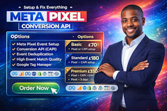 fix setup facebook pixel google analytics for ecommerce conversion api tracking