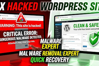 clean malware and secure your wordpress website