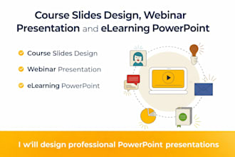 do course  slide design webinar presentation and elearning  power point slide