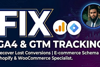 fix ga4 ecommerce tracking and setup google tag manager GTM
