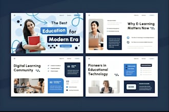 design webinar powerpoint, training deck, online course presentation slides