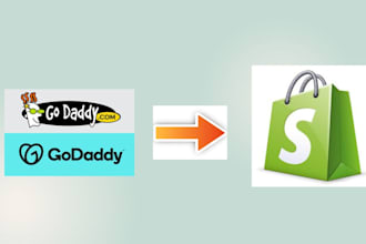 migrate order history and product from godaddy to  shopify