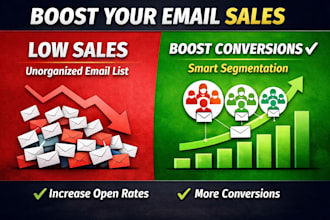 segment your email list to boost conversions and engagement